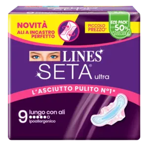 Lines Seta ultra lungo con ali 9PZ