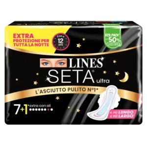 Lines Seta ultra notte ali 8PZ